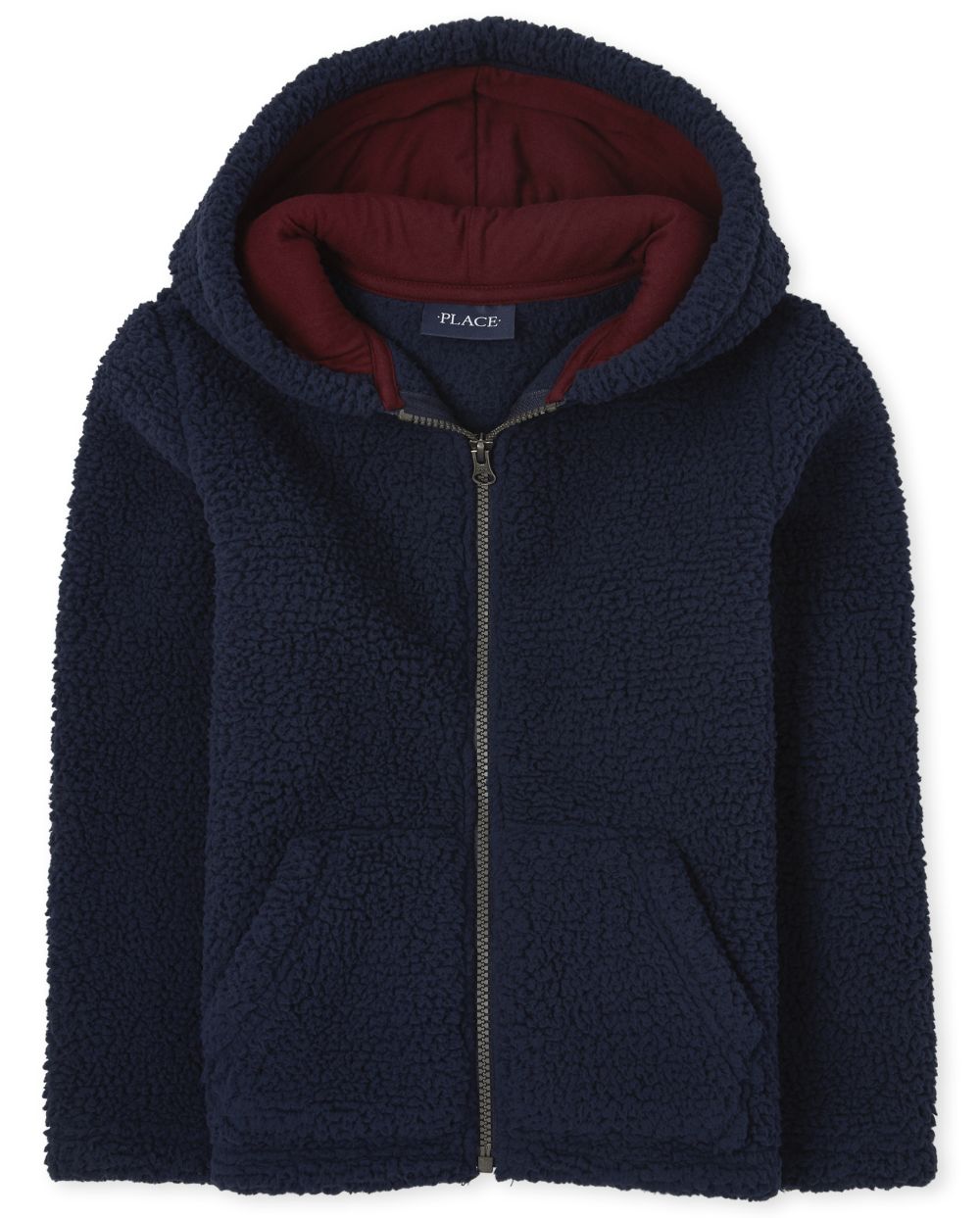 

Boys Boys Sherpa Cozy Zip Up Hoodie - Blue - The Children's Place