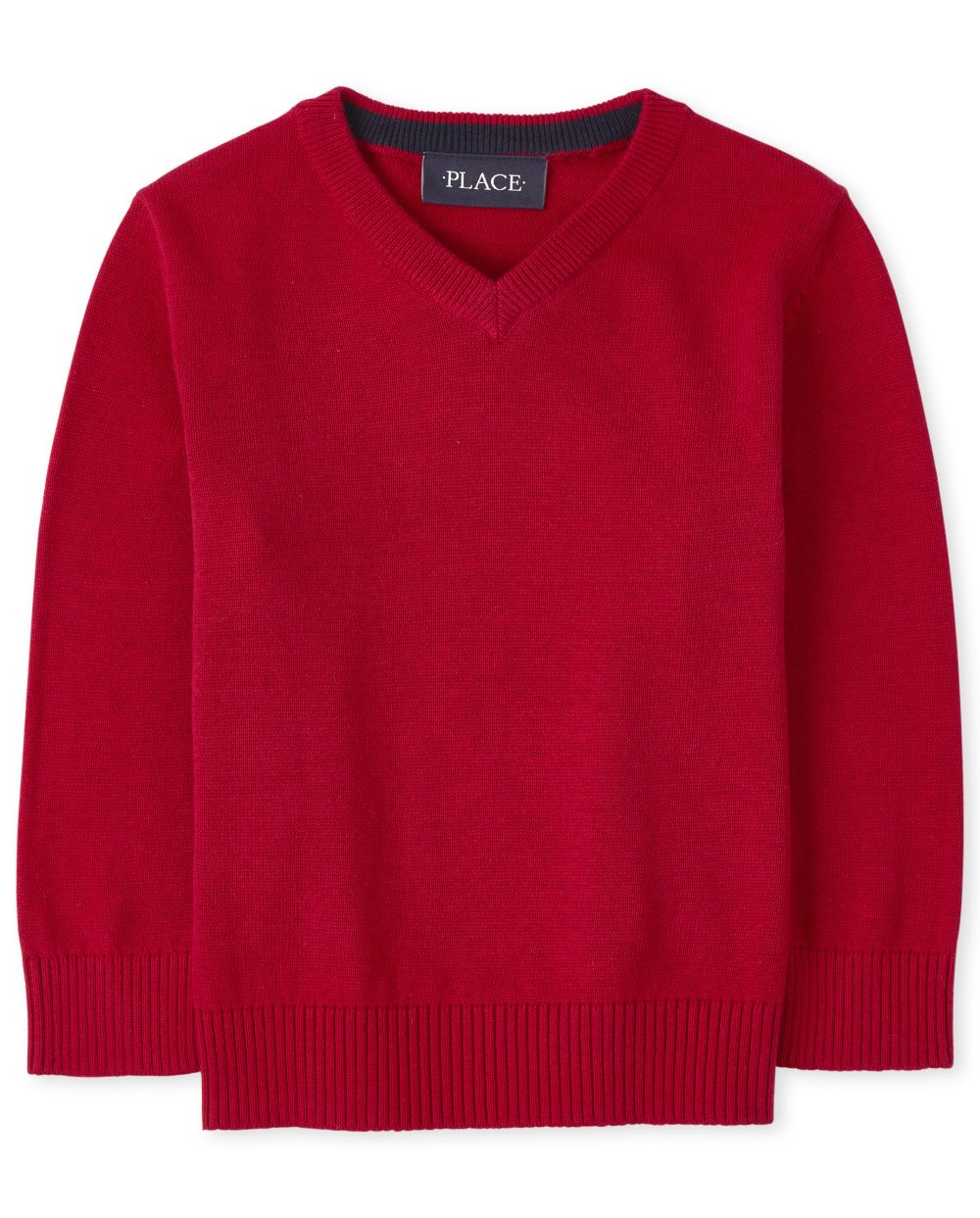 

s Toddler Boys V Neck Sweater - Red - The Children's Place