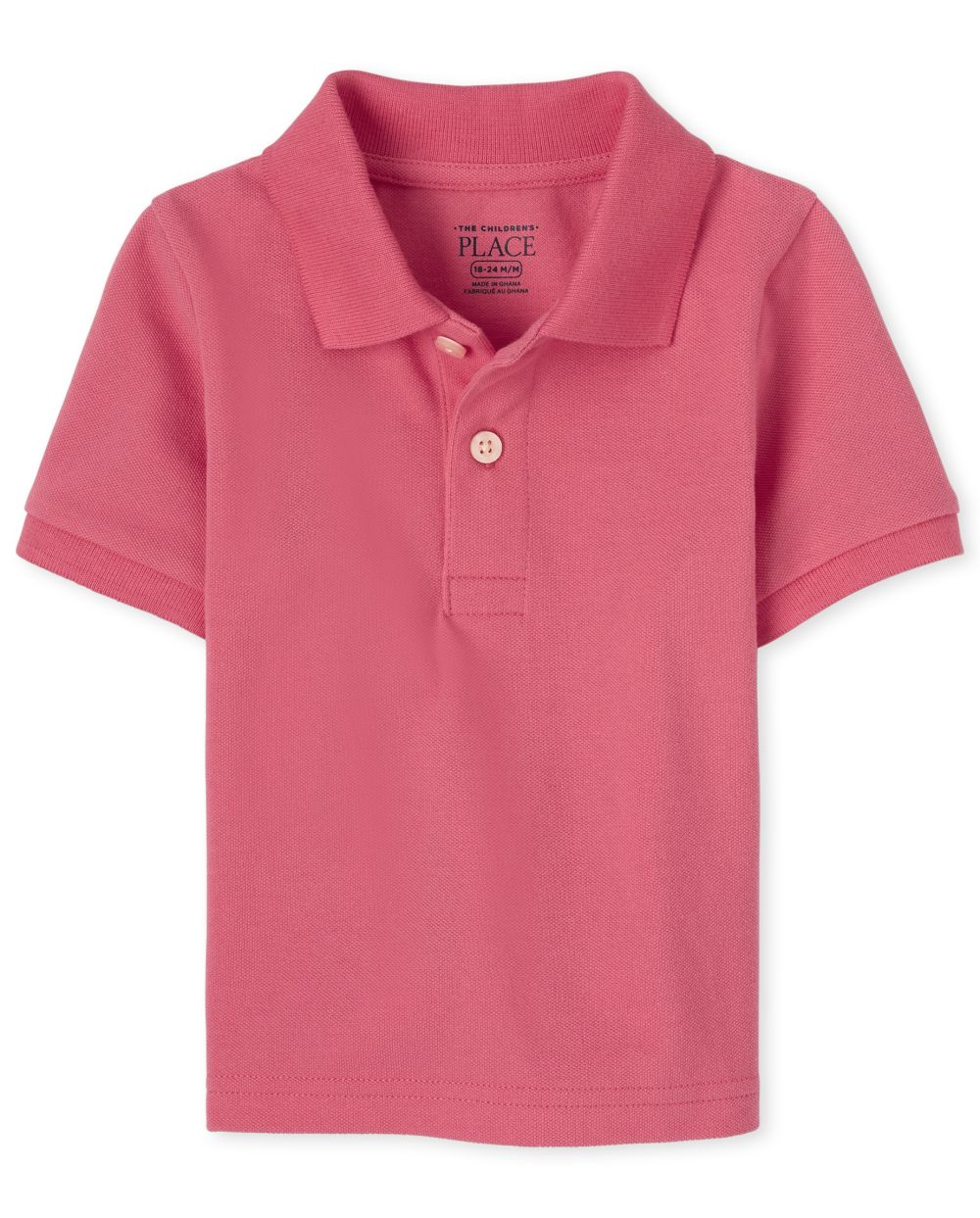 

s Toddler Boys Pique Polo - Pink - The Children's Place