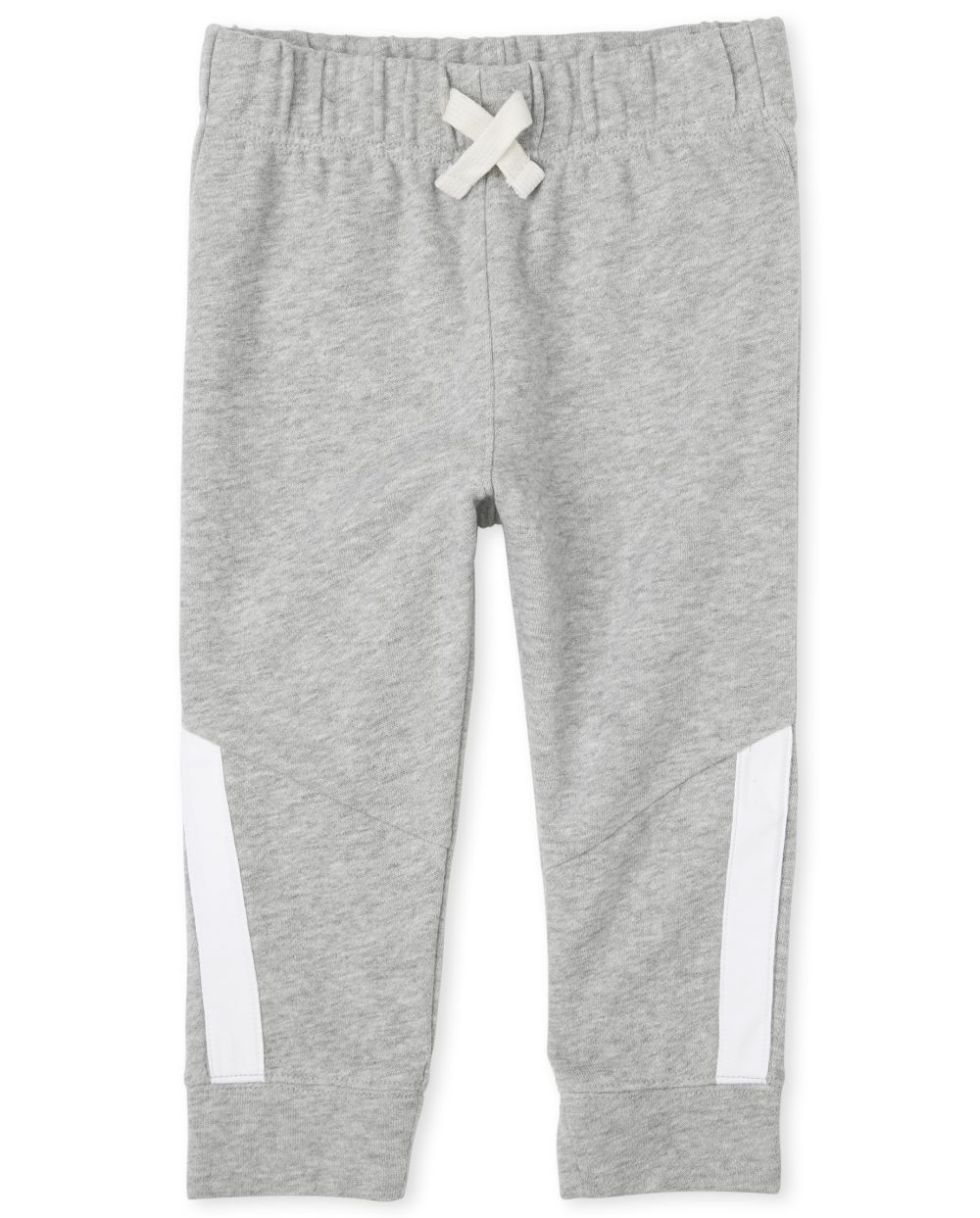 

Newborn Baby And Toddler Boys Active Side Stripe Fleece Jogger Pants - Gray - The Children's Place