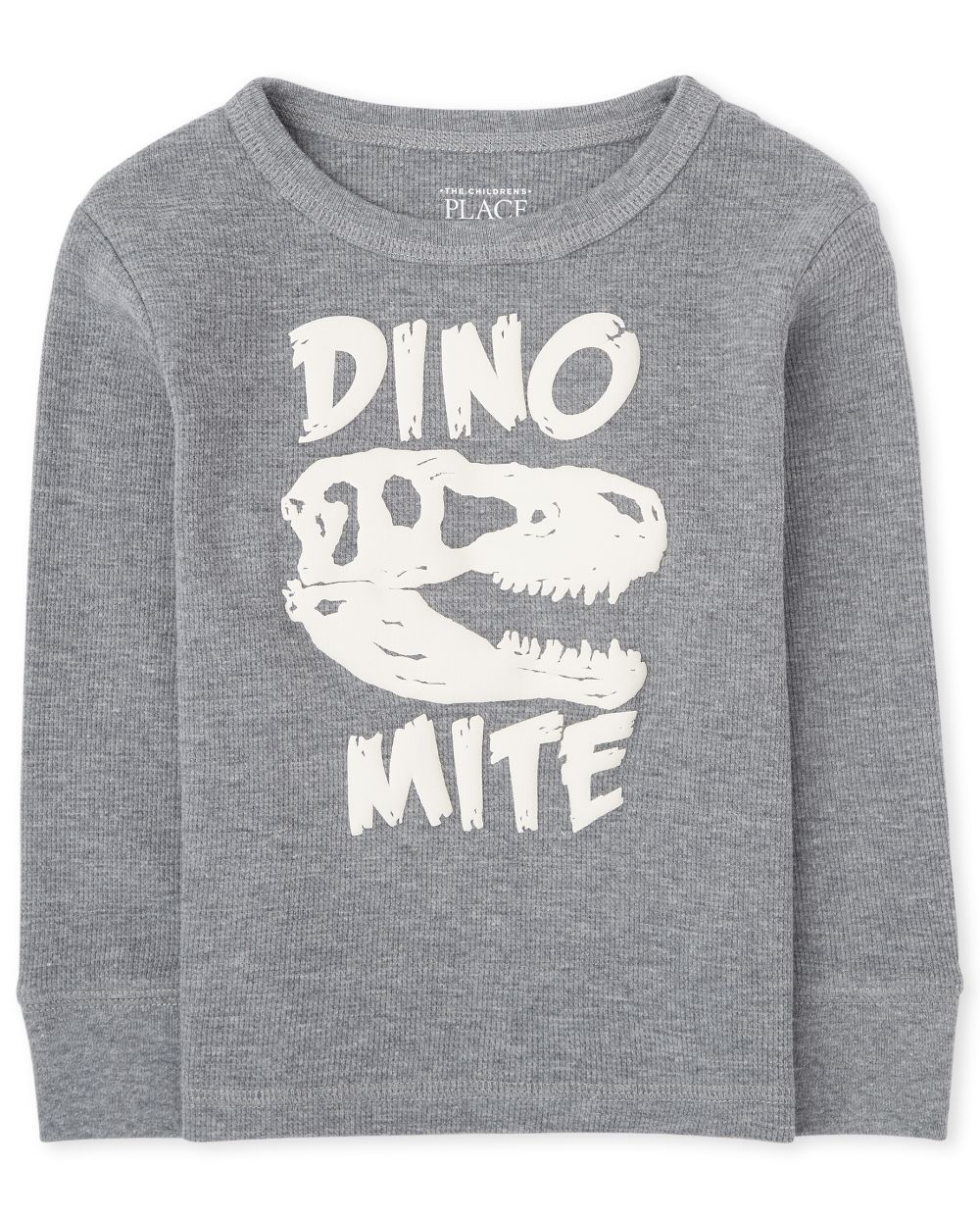 

s Toddler Boys Graphic Thermal Top - Gray - The Children's Place