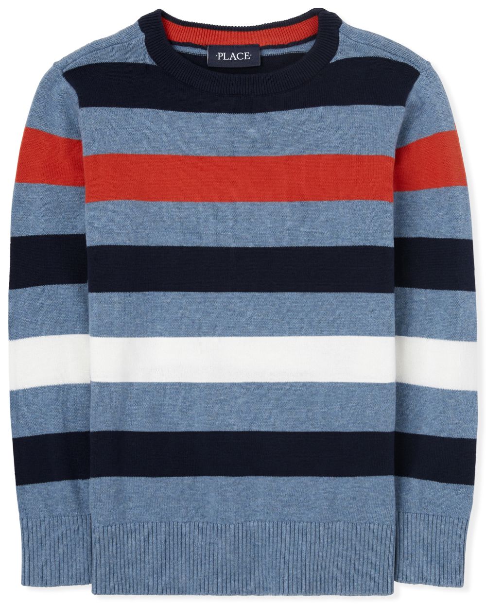 

Boys Boys Striped Sweater - Blue - The Children's Place