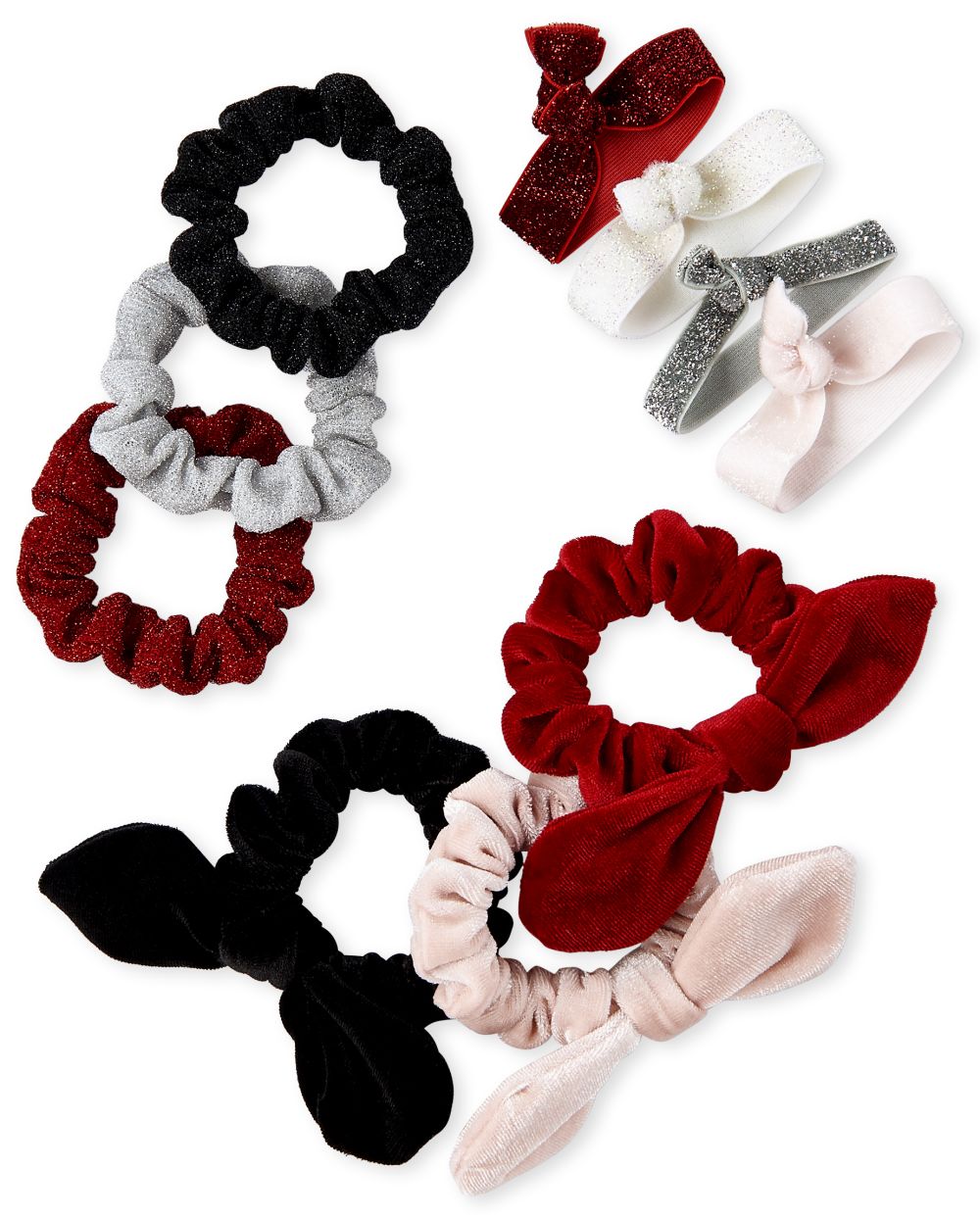 Girls Velvet Scrunchie 10-Pack - Multi - The Children's Place