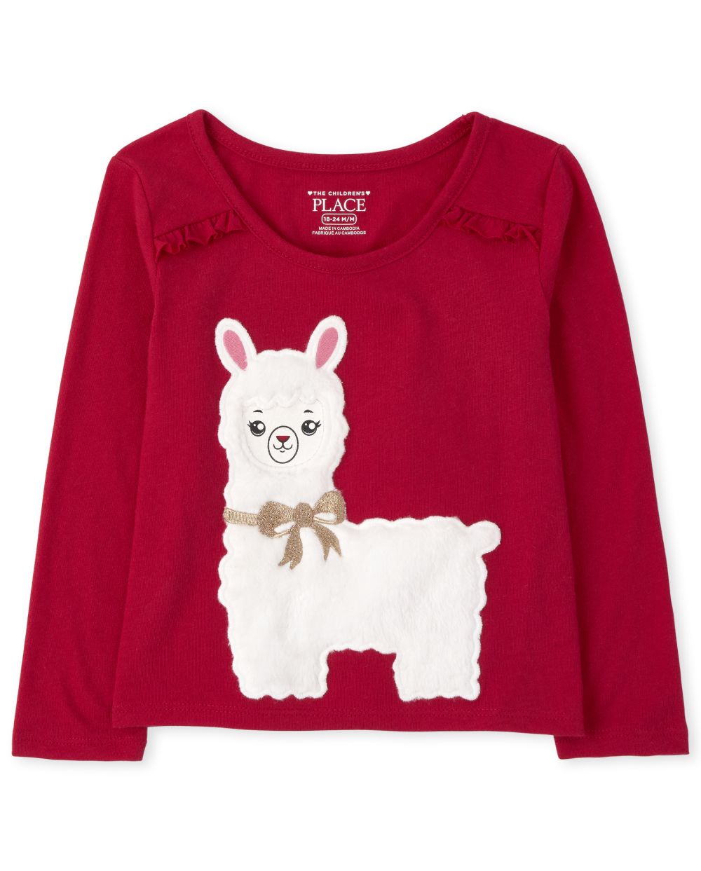 

s Baby And Toddler Ruffle Top - Red - The Children's Place