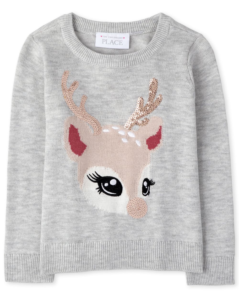 

s Baby And Toddler Animal Sweater - Gray - The Children's Place