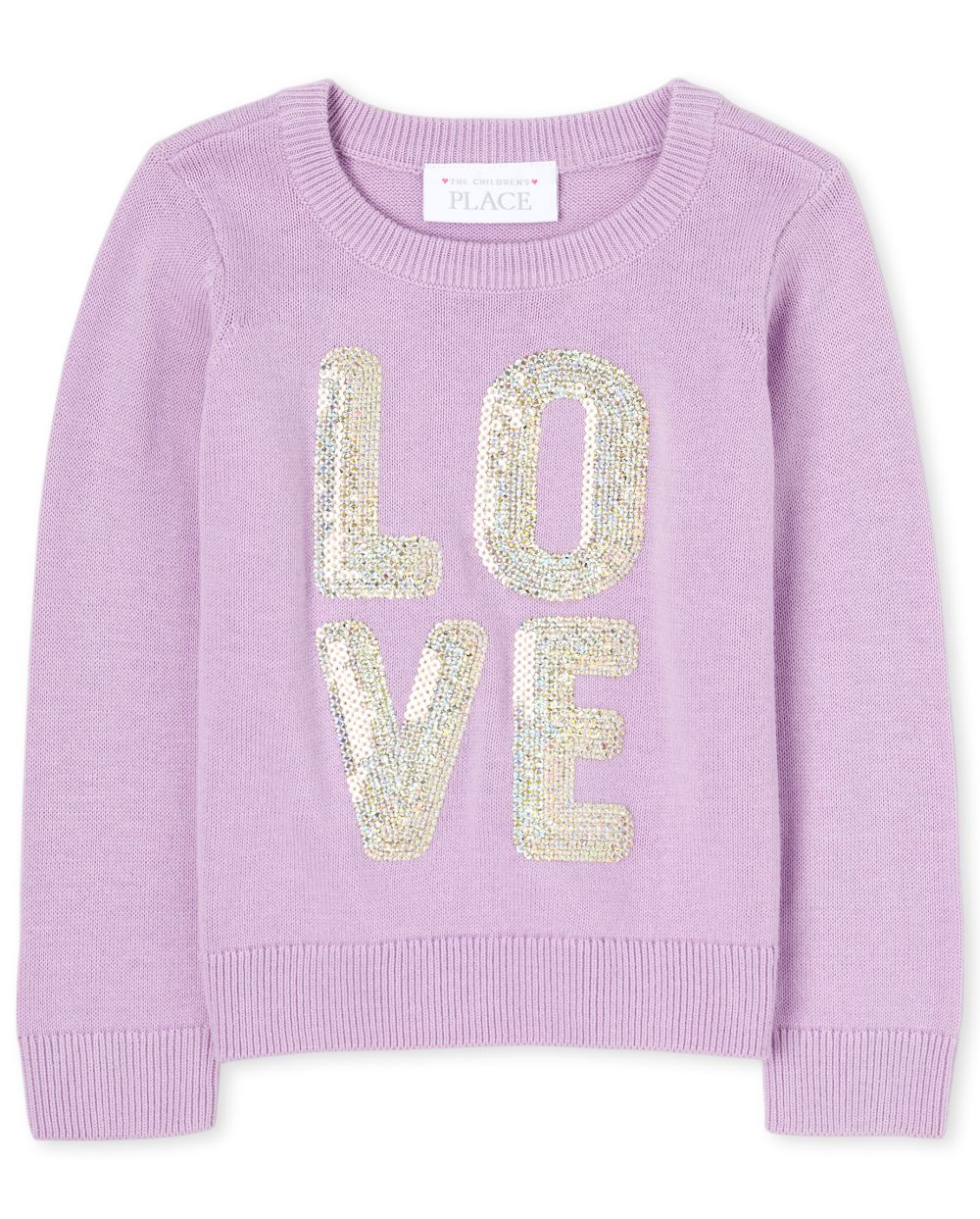 

s Baby And Toddler Glitter Sweater - Purple - The Children's Place