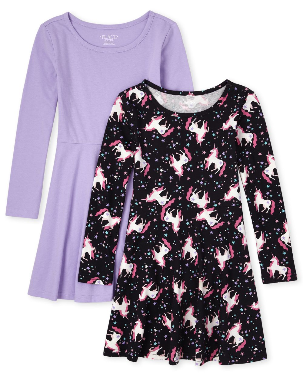 

Girls Skater Dress 2-Pack - Black - The Children's Place