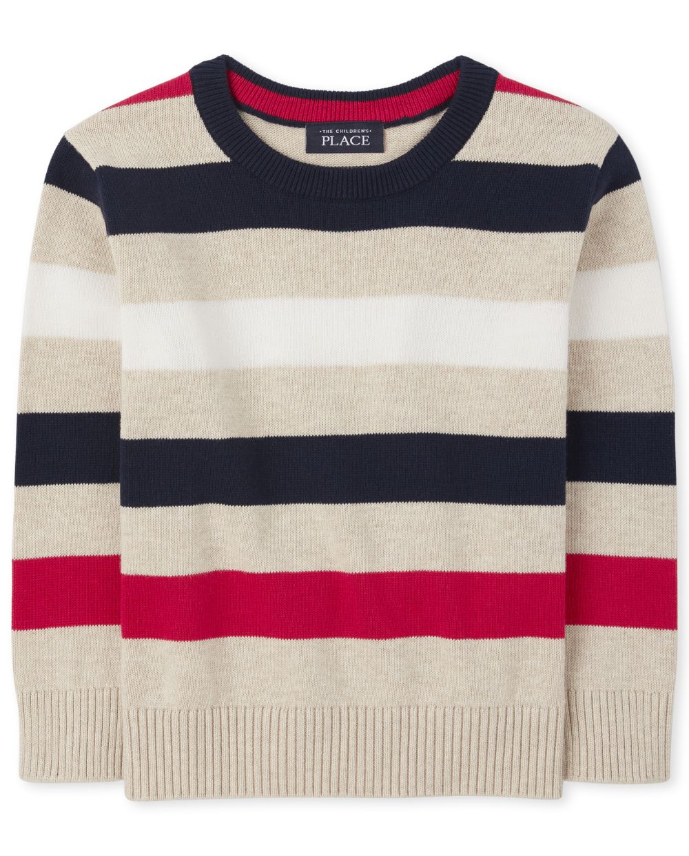 

s Toddler Boys Striped Sweater - Gray - The Children's Place