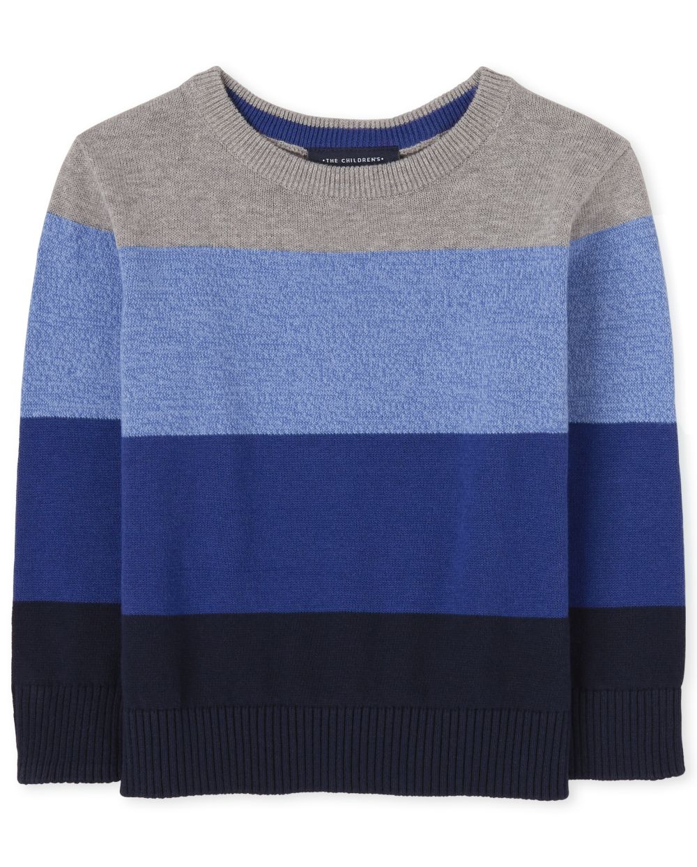 

s Toddler Boys Striped Sweater - Blue - The Children's Place
