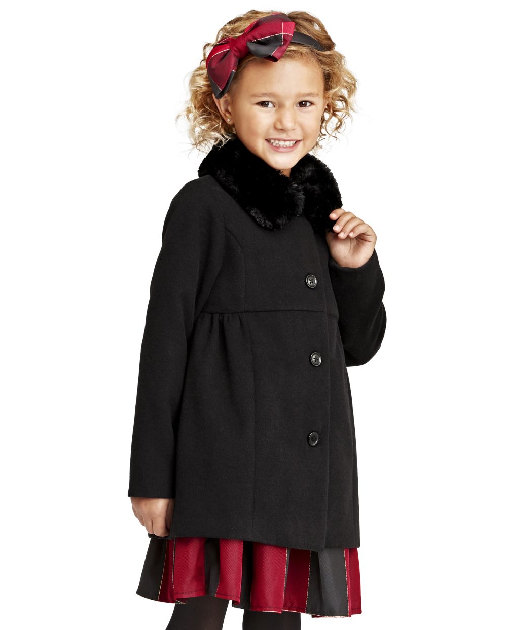 

s Toddler Dressy Coat - Black - The Children's Place