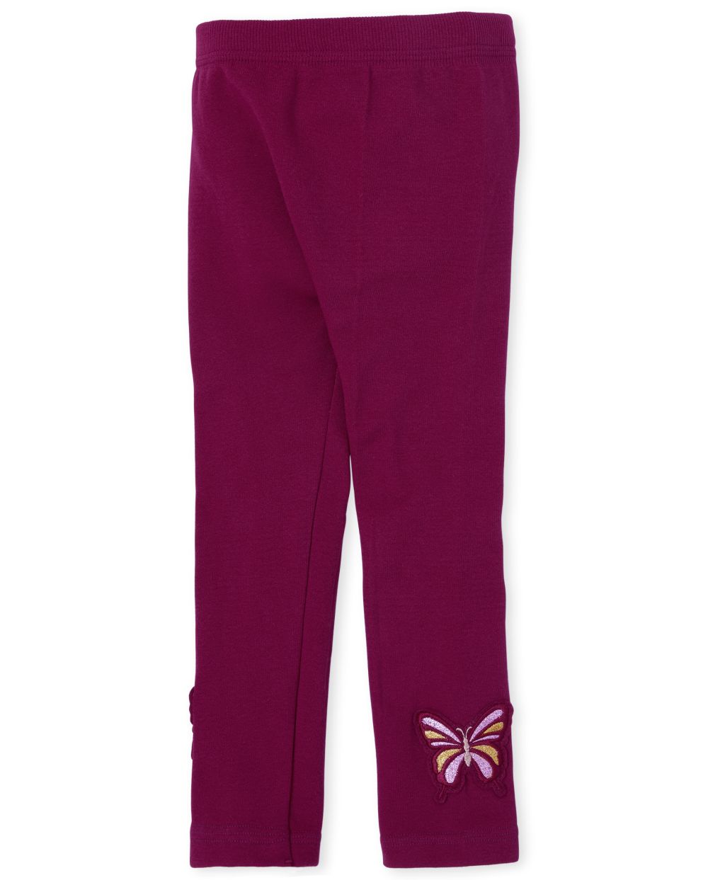 Baby Girls Toddler Butterfly Fleece Lined Leggings - Red - The Children's Place