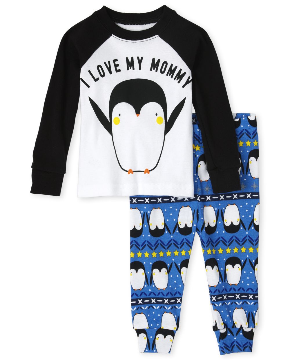 

s Baby And Toddler Boys Penguin Snug Fit Cotton Pajamas - Blue - The Children's Place