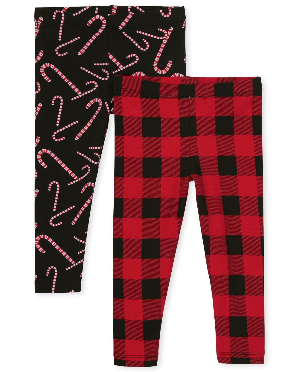 

Baby Girls Toddler Print Leggings 2-Pack - Black - The Children's Place