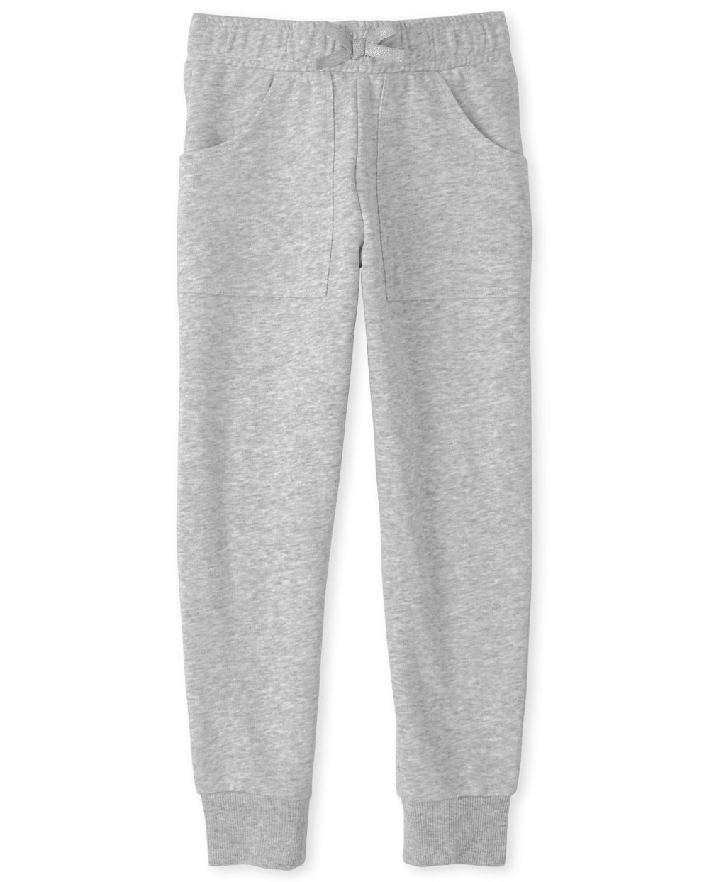 

Girls Active Fleece Jogger Pants - Gray - The Children's Place