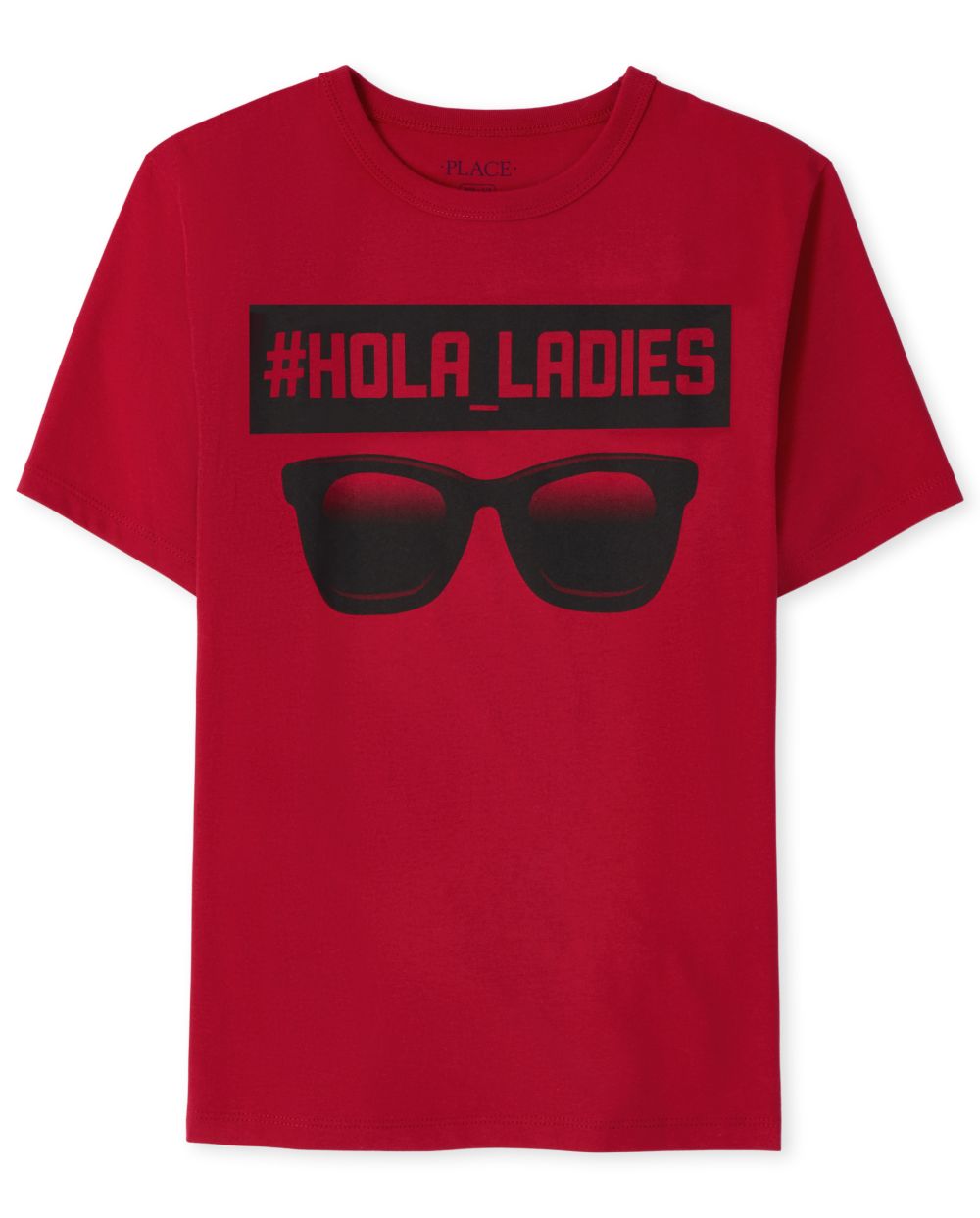 

s Boys Hola Ladies Graphic Tee - Red T-Shirt - The Children's Place