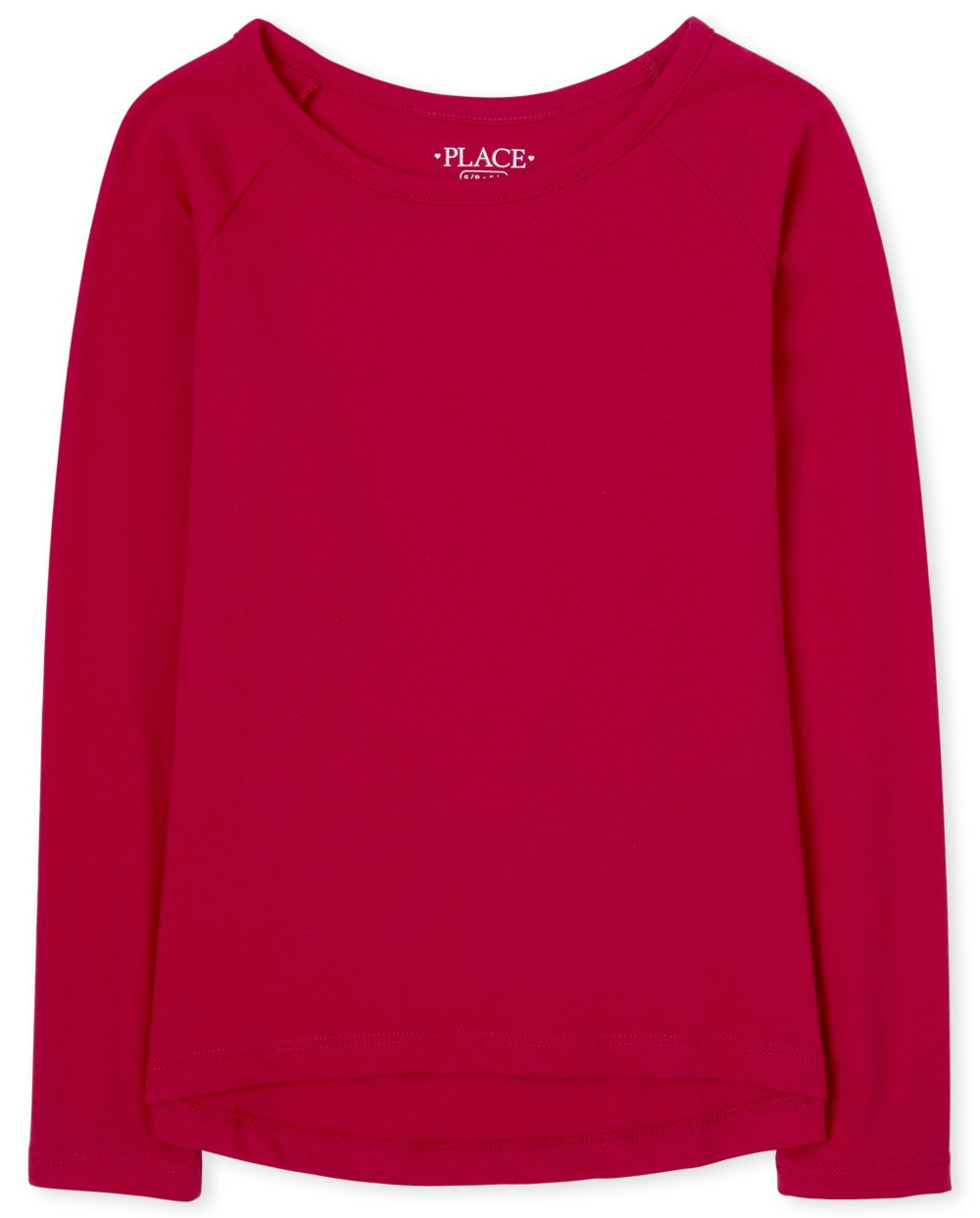 

Girls Basic Layering Tee - Red T-Shirt - The Children's Place
