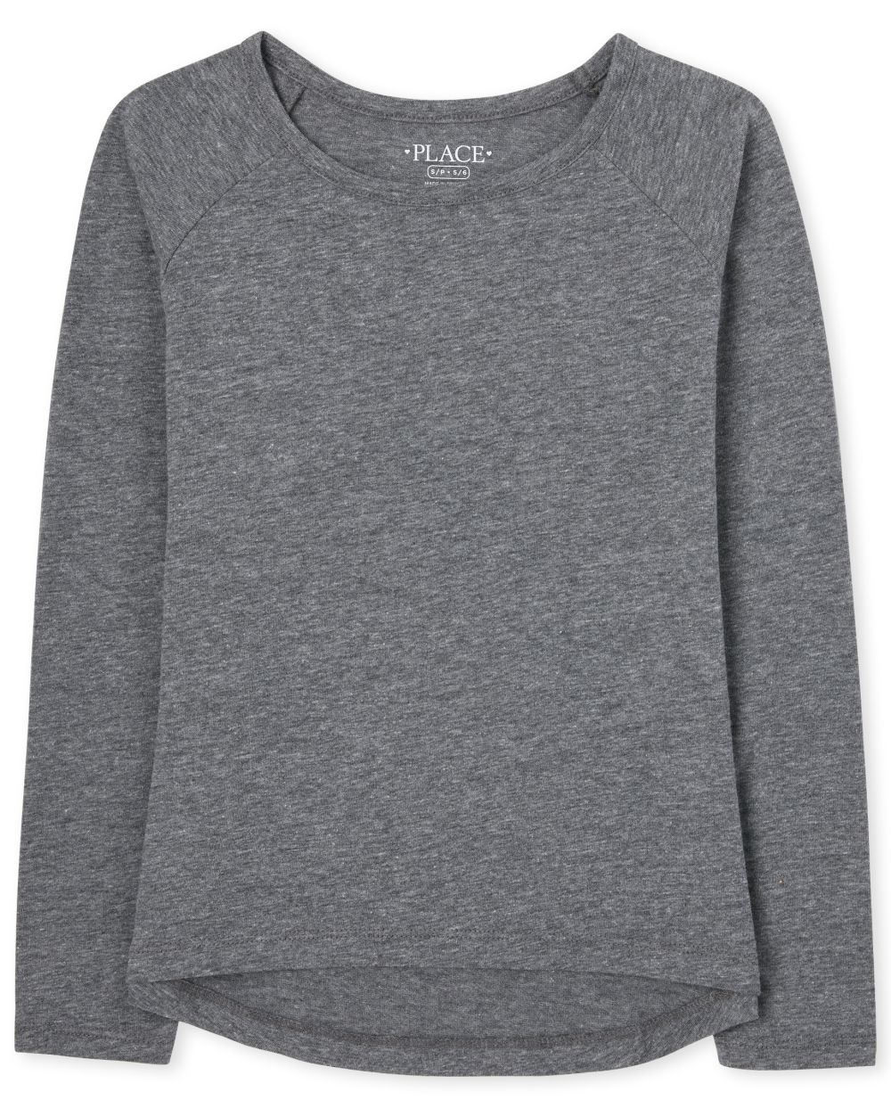 

Girls Basic Layering Tee - Gray T-Shirt - The Children's Place
