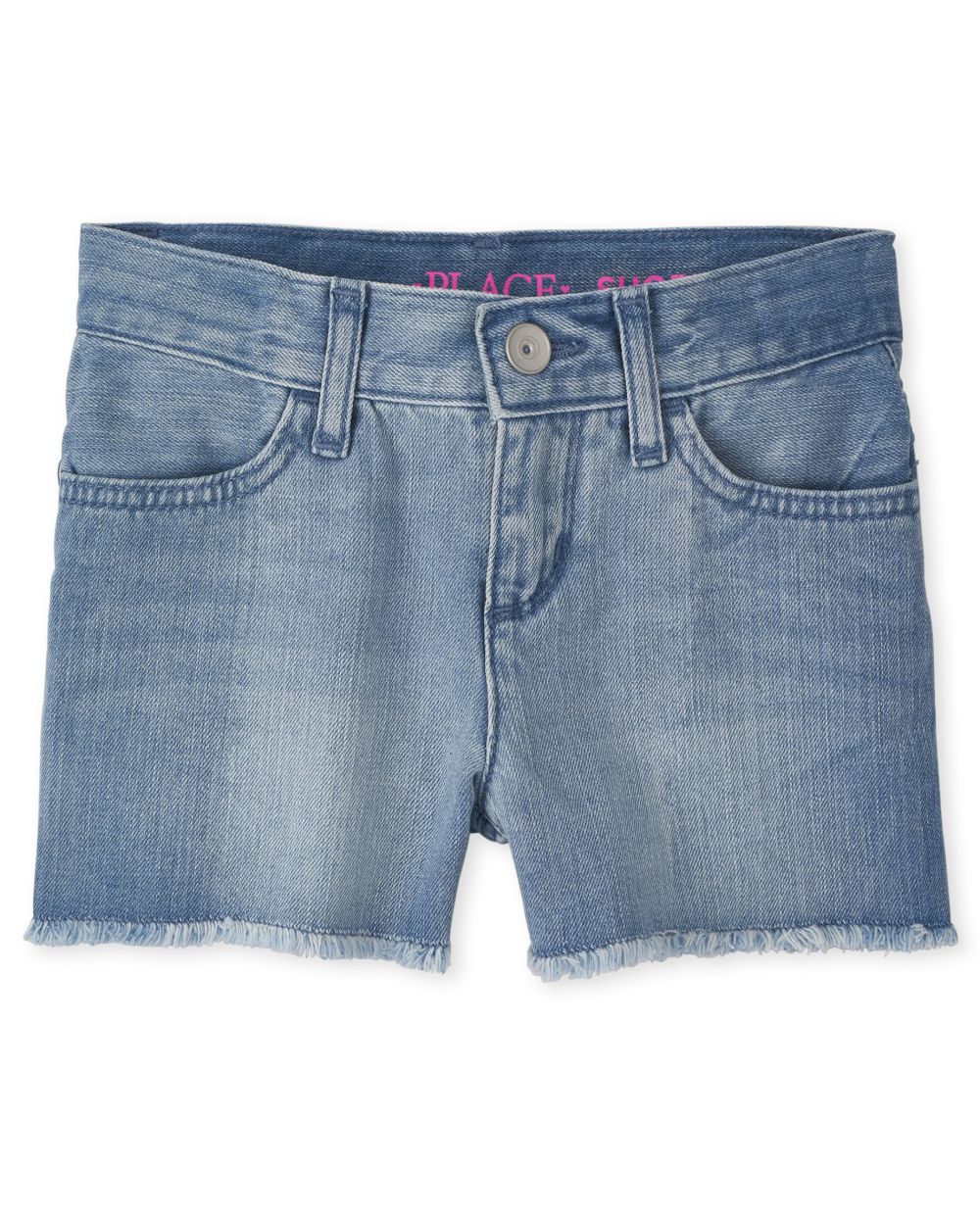 

s Two Tone Denim Shortie Shorts - Blue - The Children's Place