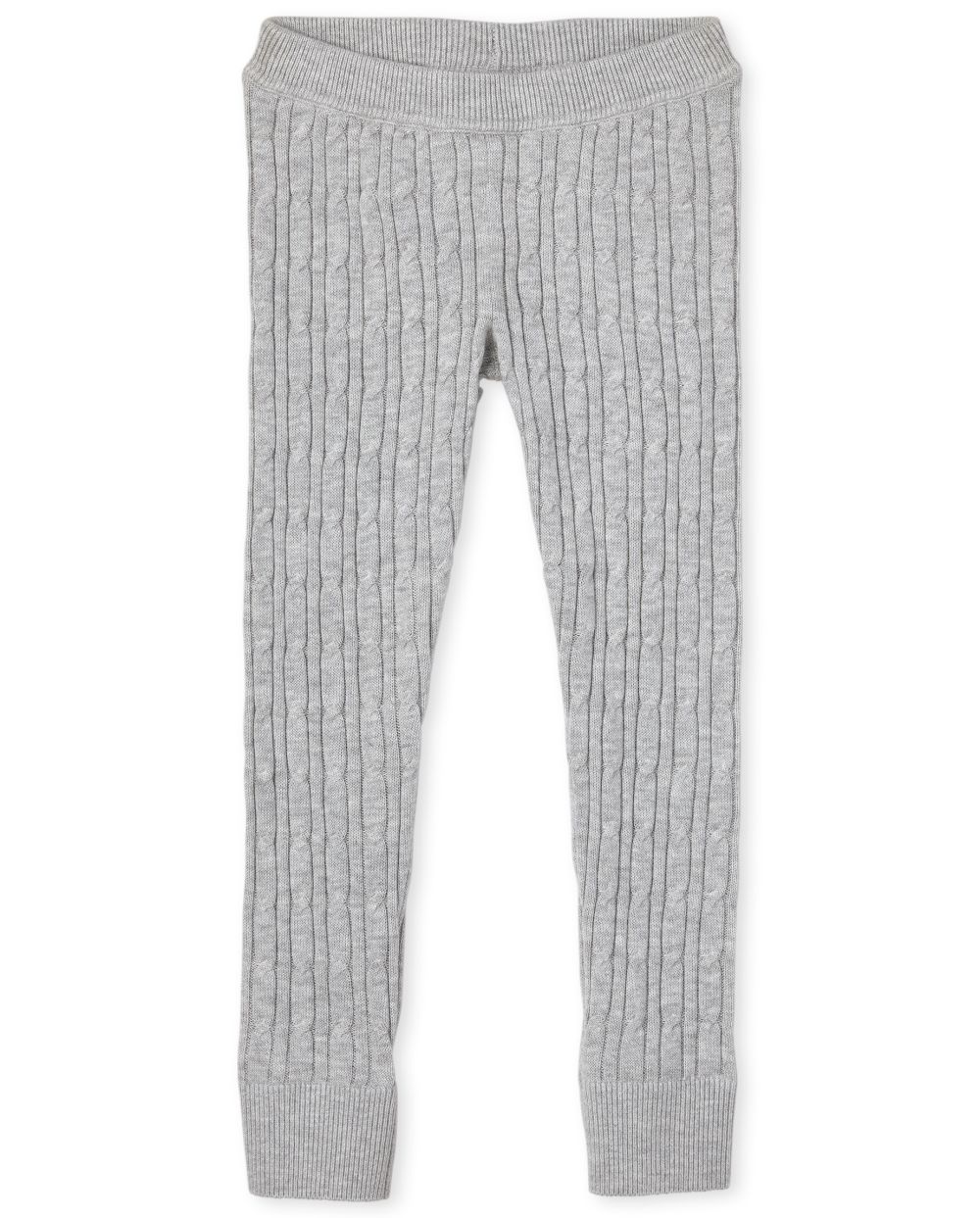 

Girls Cable Knit Sweater Leggings - Gray - The Children's Place