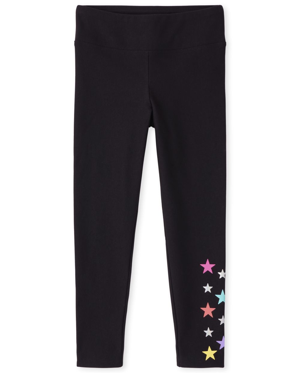 Girls Hi-Rise Cozy Leggings - Black - The Children's Place