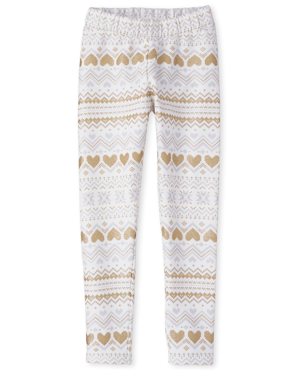 

Girls Print Cozy Leggings - Blue - The Children's Place