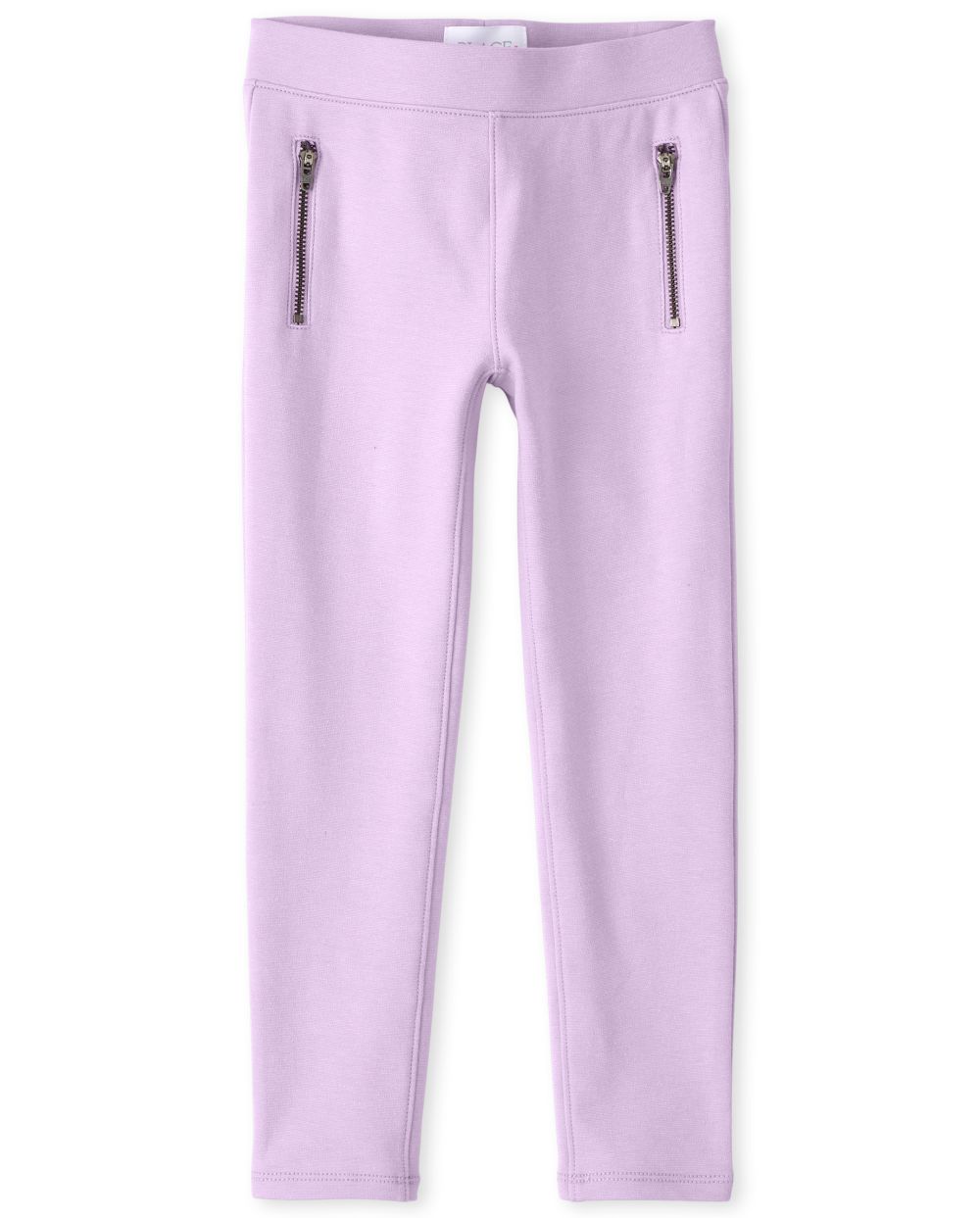 

Girls Zip Ponte Knit Pull On Jeggings - Purple - The Children's Place