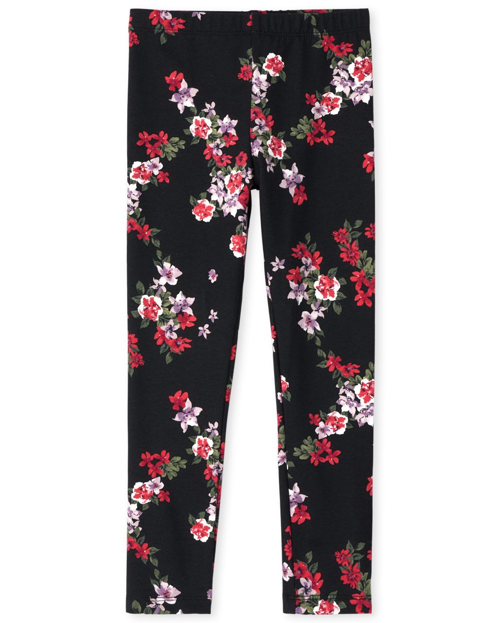 

Girls Print Leggings - Black - The Children's Place