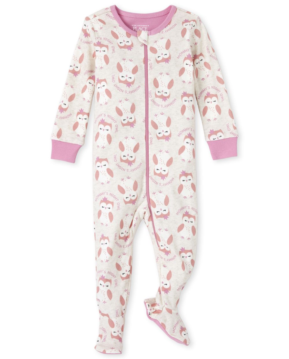 

s Baby And Toddler Owl Snug Fit Cotton One Piece Pajamas - Tan - The Children's Place