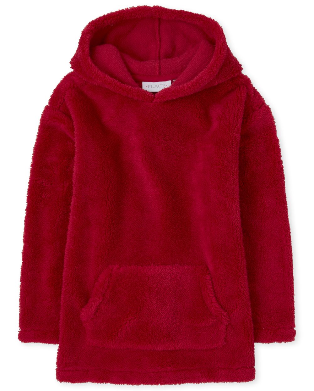 

Girls Active Sherpa Cozy Hoodie - Red - The Children's Place