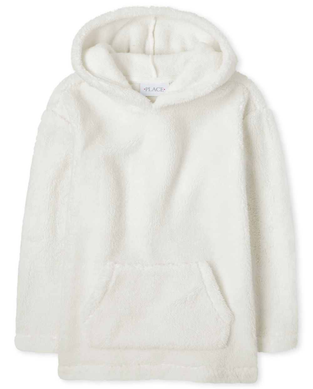

Girls Active Sherpa Cozy Hoodie - White - The Children's Place