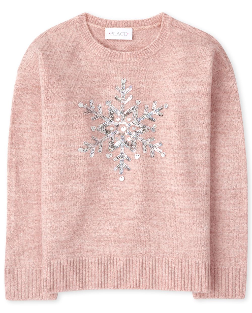 

Girls Intarsia Sweater - Pink - The Children's Place