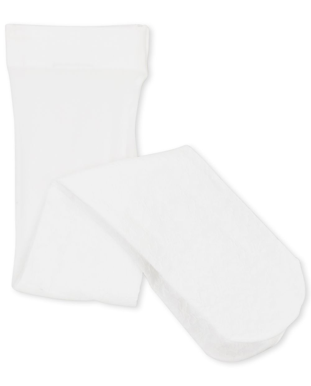 

s Toddler Metallic Lace Tights - White - The Children's Place