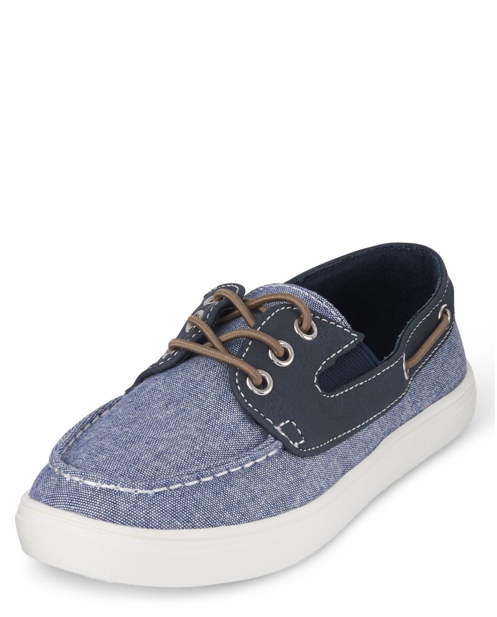 

Boys Boys Chambray Boat Shoes - Blue - The Children's Place