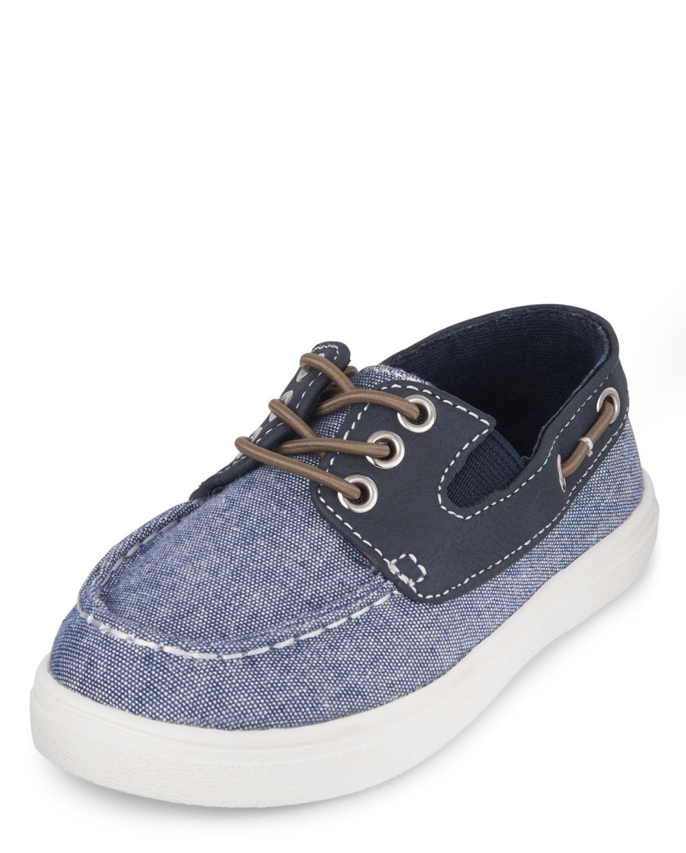

Baby Boys Toddler Boys Chambray Boat Shoes - Blue - The Children's Place