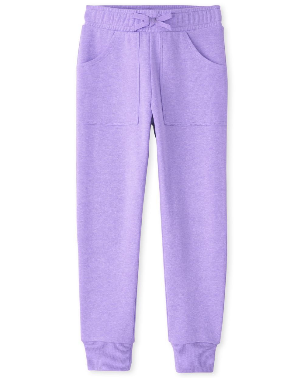 

Girls Fleece Jogger Pants - Purple - The Children's Place