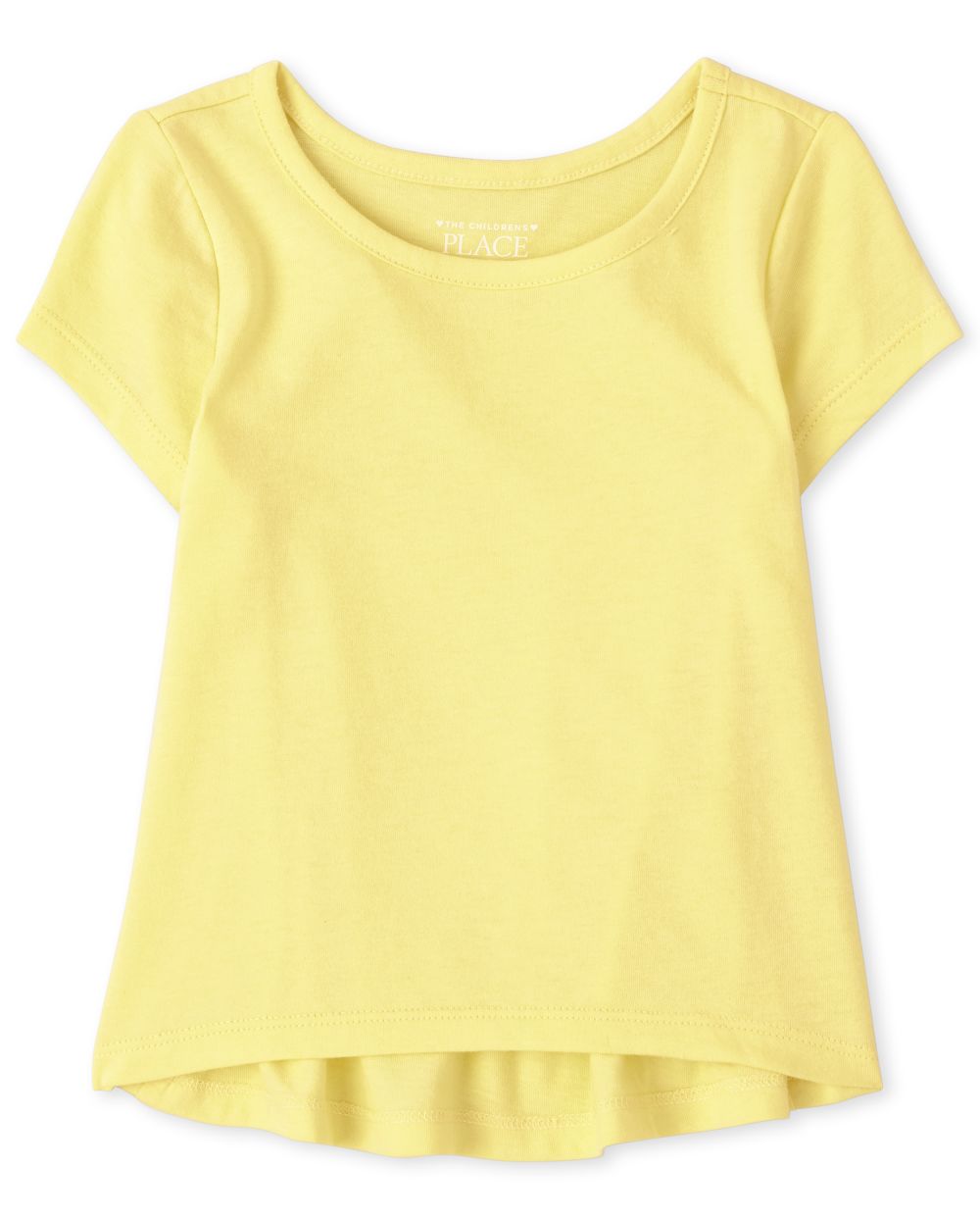 

s Baby And Toddler High Low Basic Layering Tee - Yellow T-Shirt - The Children's Place