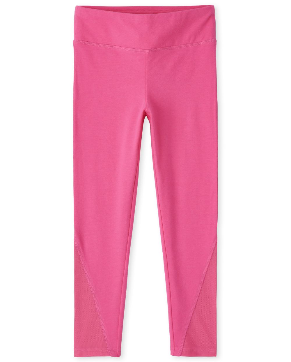 

Girls Mesh Hi-Rise Leggings - Pink - The Children's Place