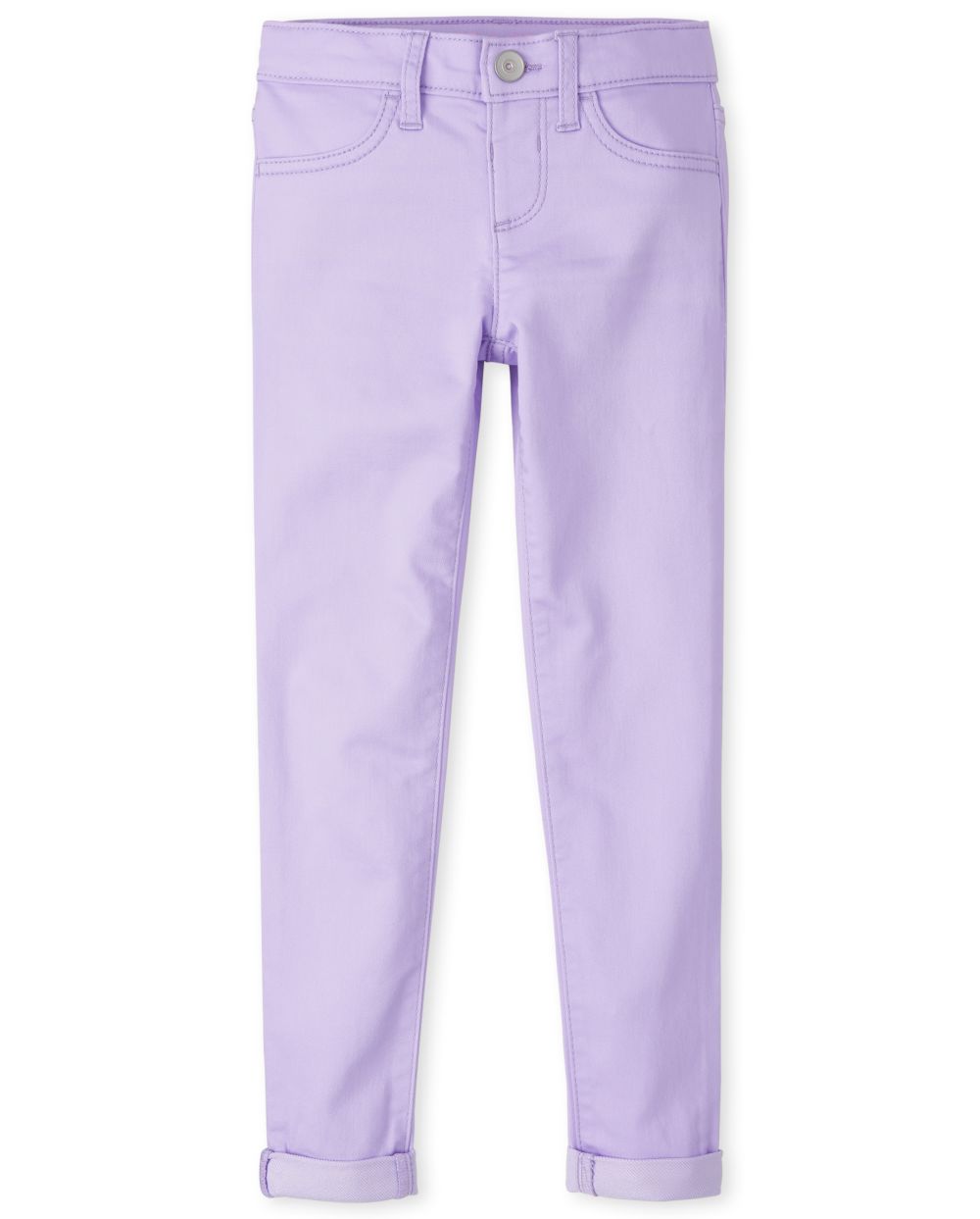 

Girls Super-Soft Stretch Denim Legging Jeans - Purple - The Children's Place
