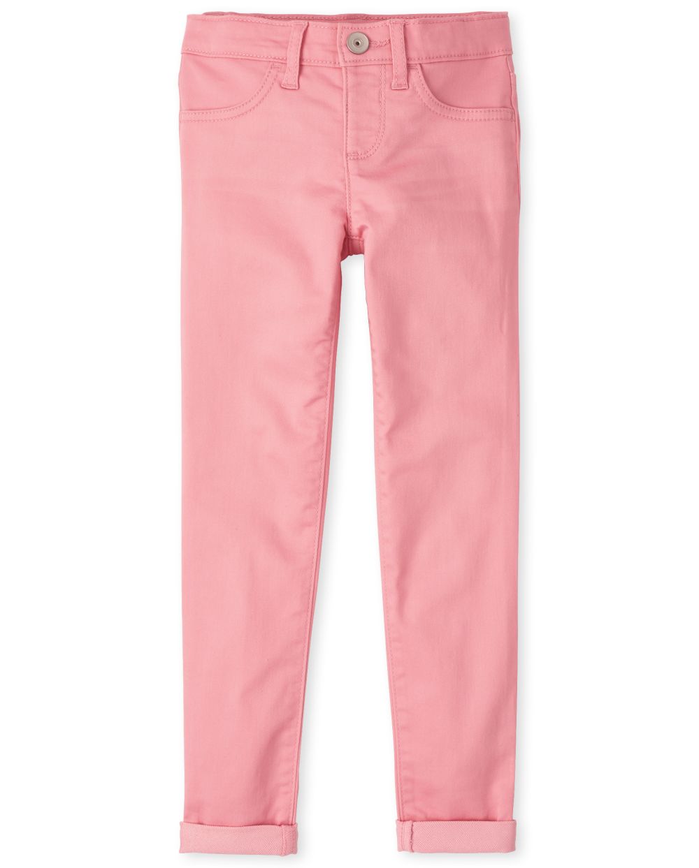 

Girls Super-Soft Stretch Denim Legging Jeans - Pink - The Children's Place