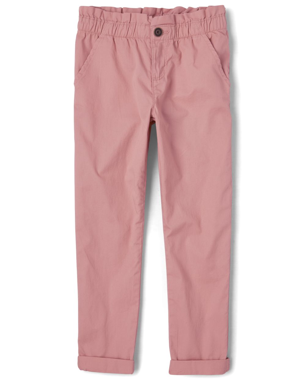 

Girls Paper Bag Waist Pants - Orange - The Children's Place
