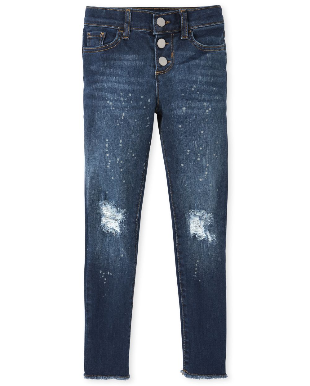 

Girls Paint Splatter Super Skinny Jeans - Unknown - The Children's Place