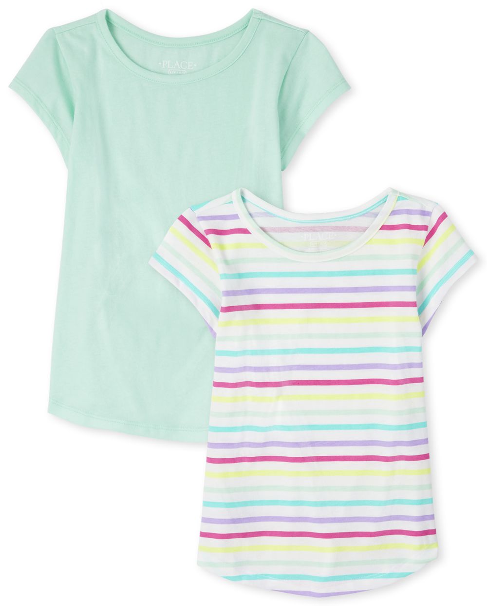 

Girls Basic Layering Tee 2-Pack - Pink T-Shirt - The Children's Place