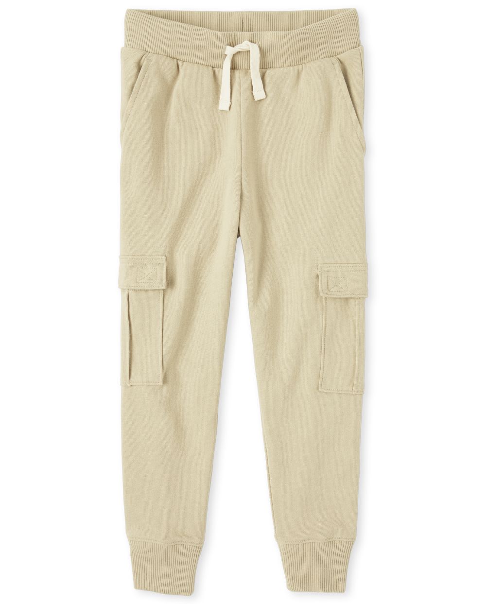 

s Boys French Terry Cargo Jogger Pants - Tan - The Children's Place