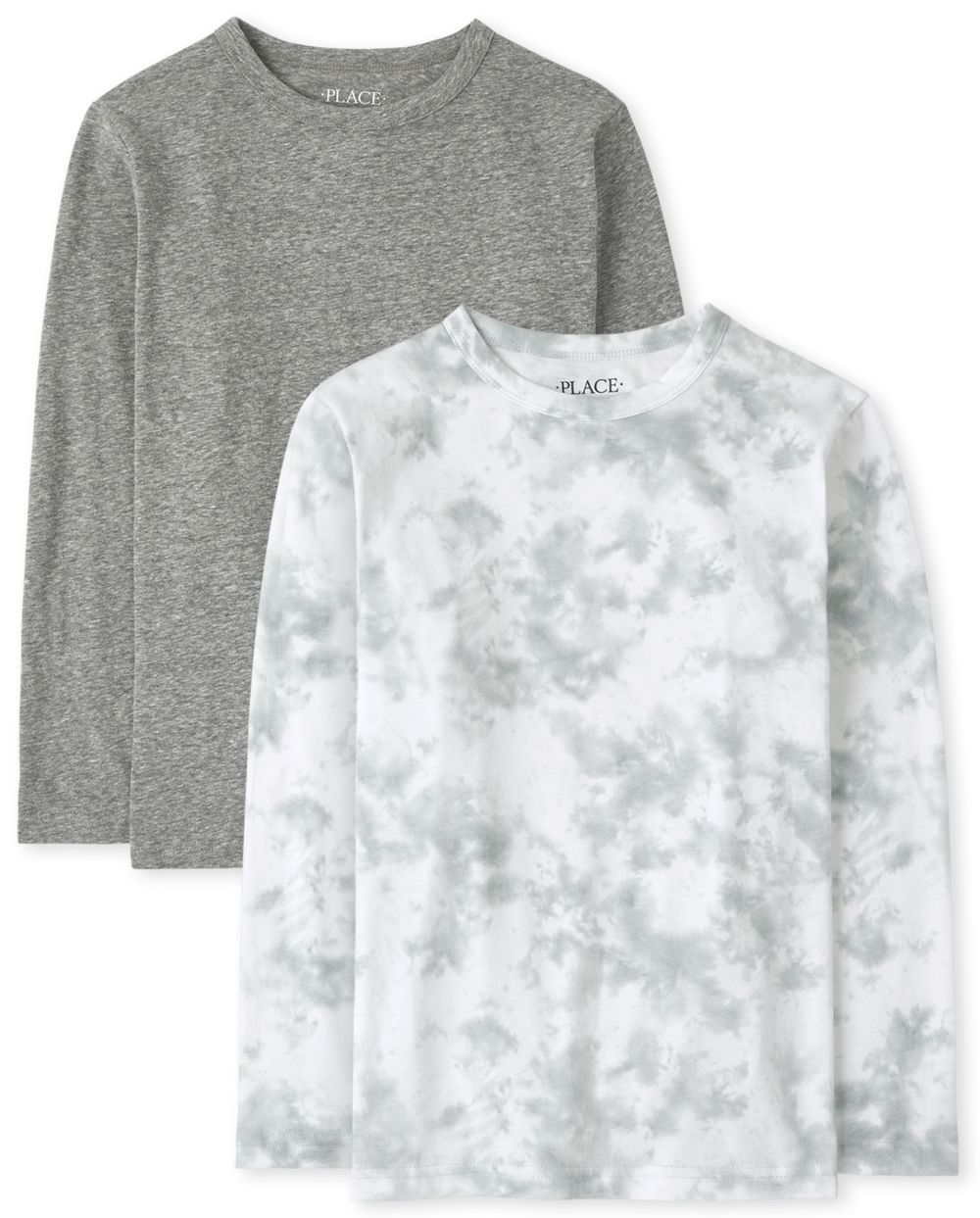 

s Boys Tie Dye Top 2-Pack - Gray - The Children's Place