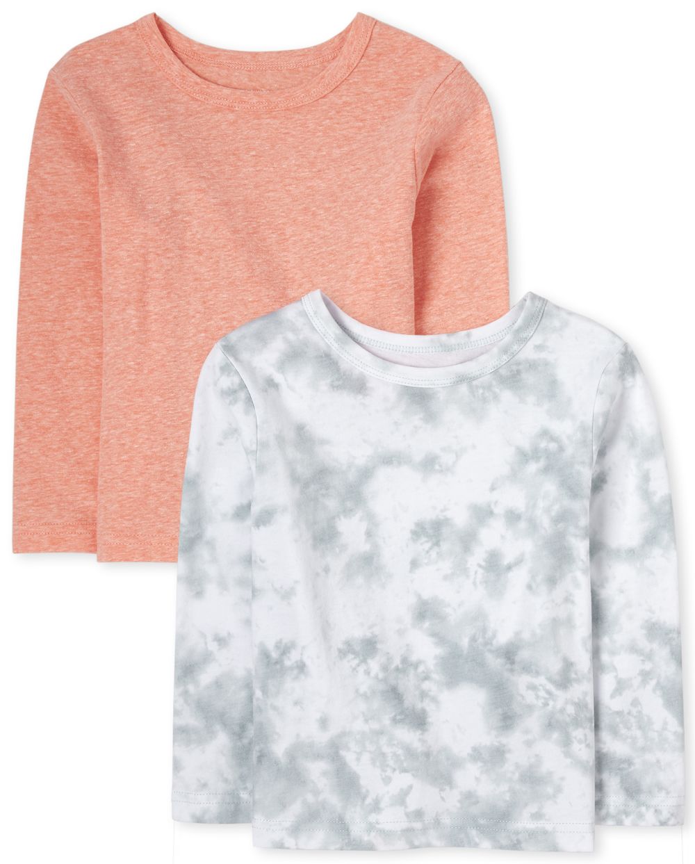 

s Baby And Toddler Boys Tie Dye Top 2-Pack - Orange - The Children's Place