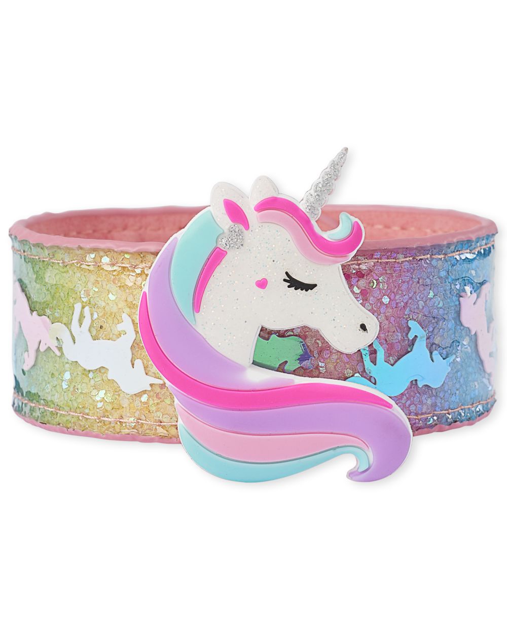 unicorn plush slap bracelet