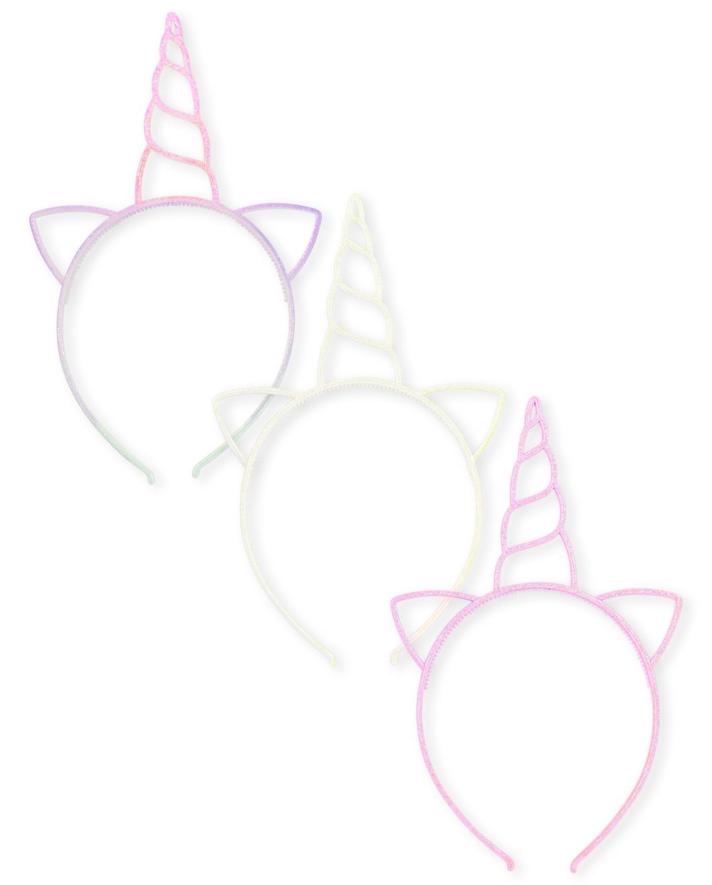 

Girls Glitter Unicorn Headband 3-Pack - Multi - The Children's Place
