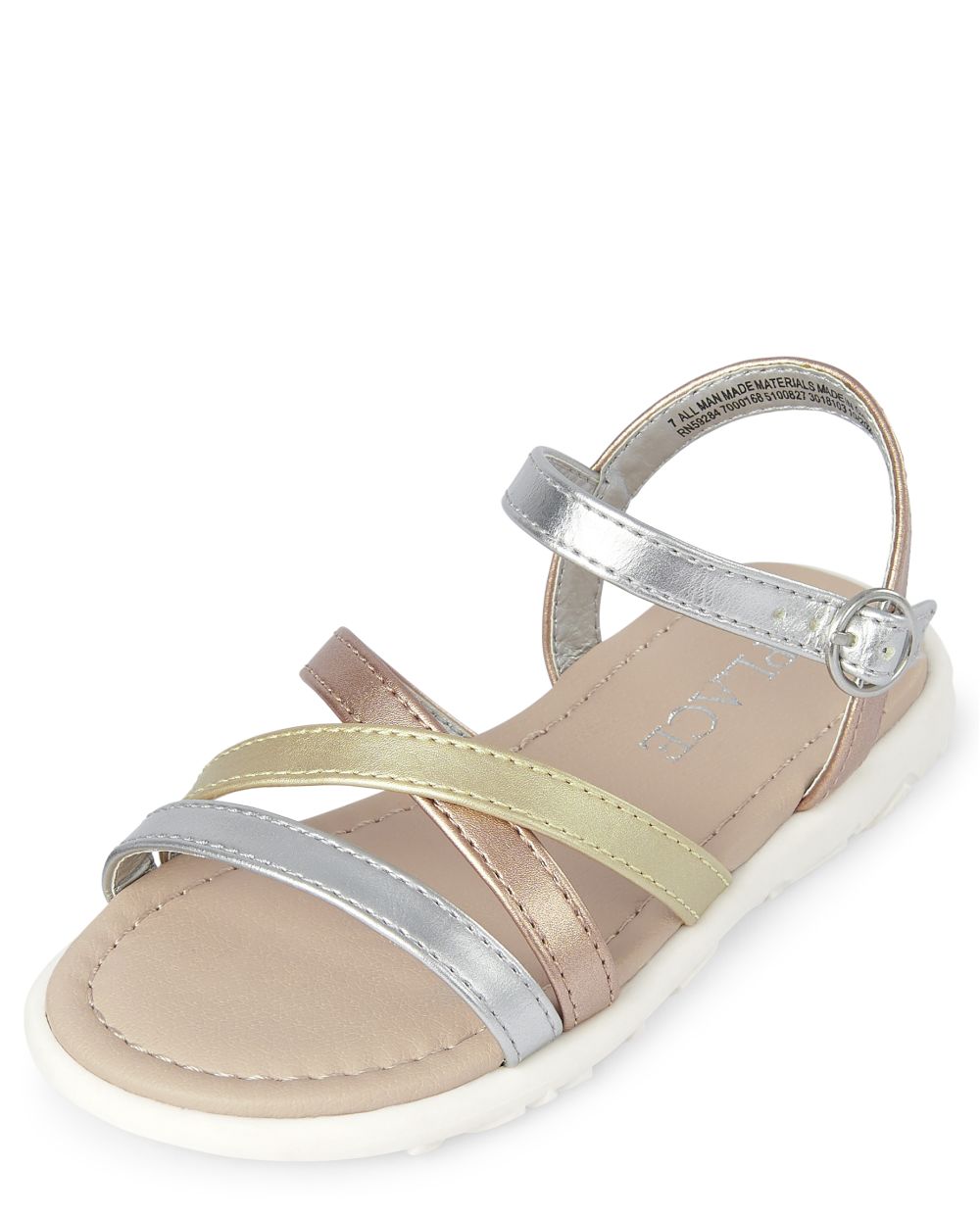 

s Toddler Strappy Sandals - Multi - The Children's Place