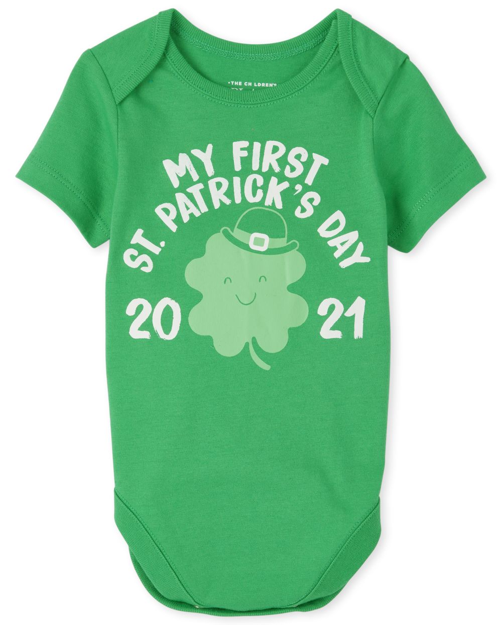 

Newborn Unisex Baby And Toddler St. Patrick's Day Graphic Bodysuit - Green - The Children's Place