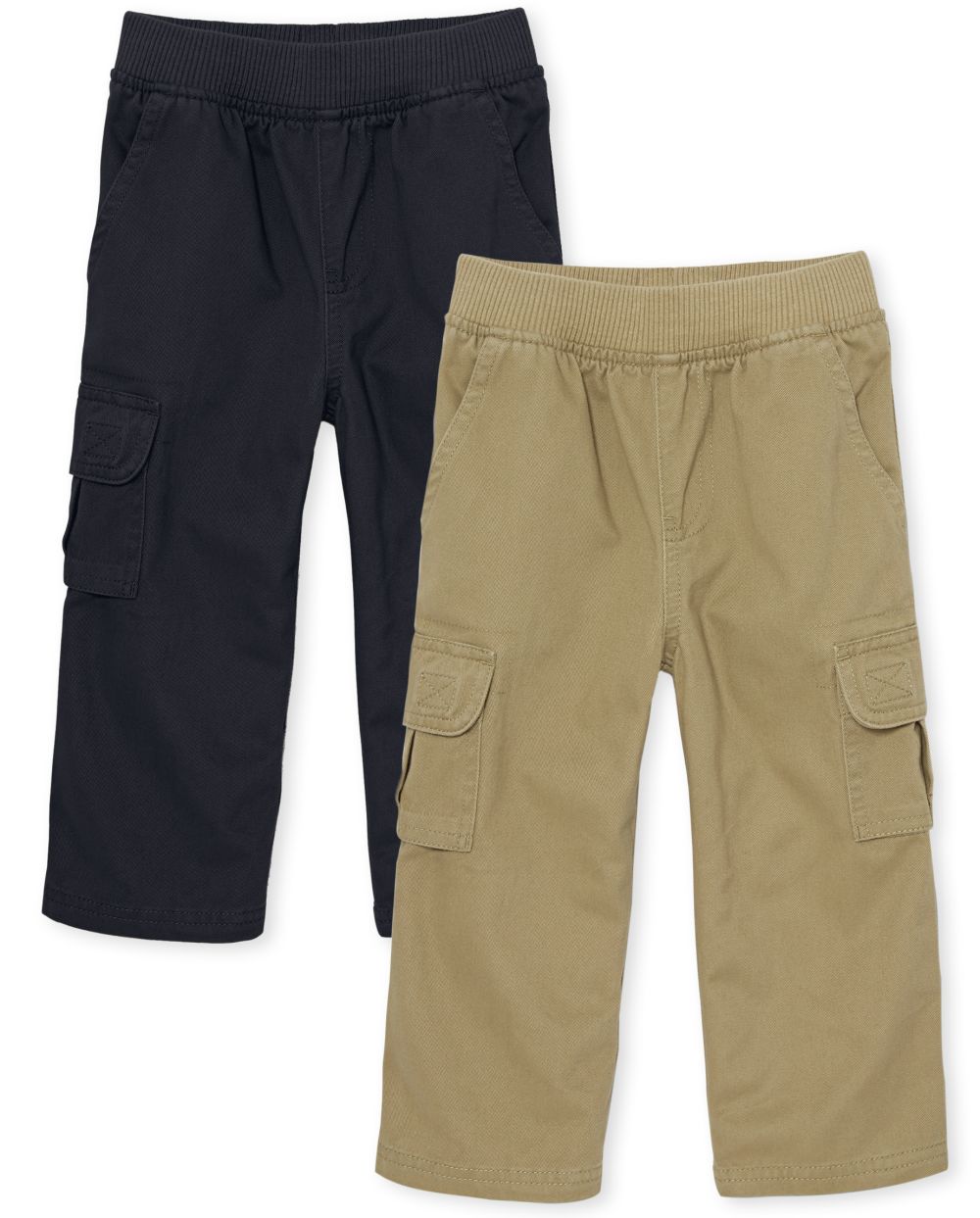 The Children's Place Baby And Toddler Boys Pull On Chino Cargo Pants 2-Pack | Size 5T | 100% Cotton